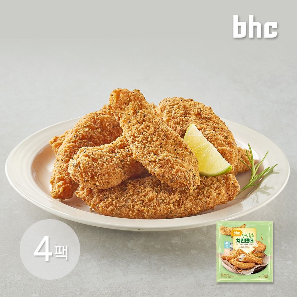 (현대홈쇼핑) [BHC] 안심촉촉 치킨텐더 300g x 4 (1.2Kg)