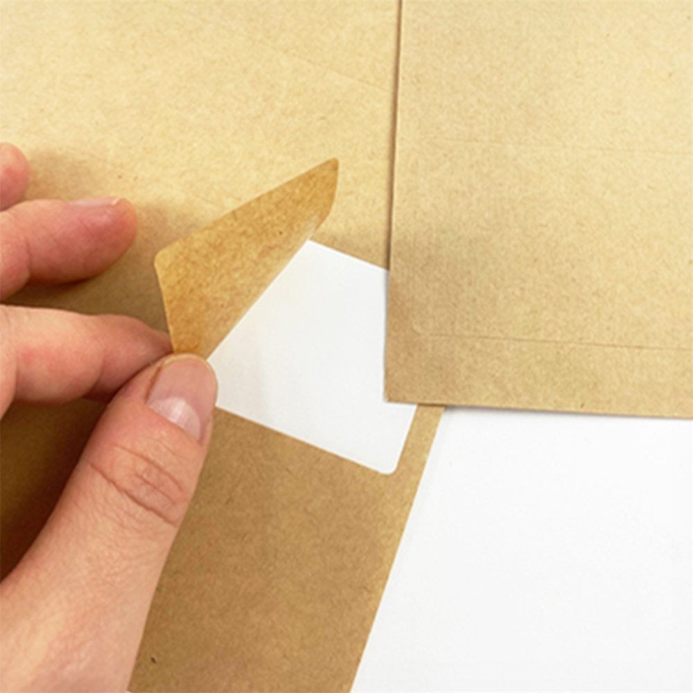 [친구도매협력사]스텔라필스 택배소포용 크라프트 주소라벨 100매 우편주소라벨 스티커견출지 견출지