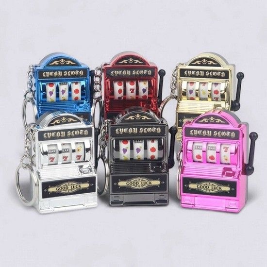 슬롯머신 키링 열쇠고리 가방고리 장식 게임키링 슬롯머신키링 도박키링 슬롯키링