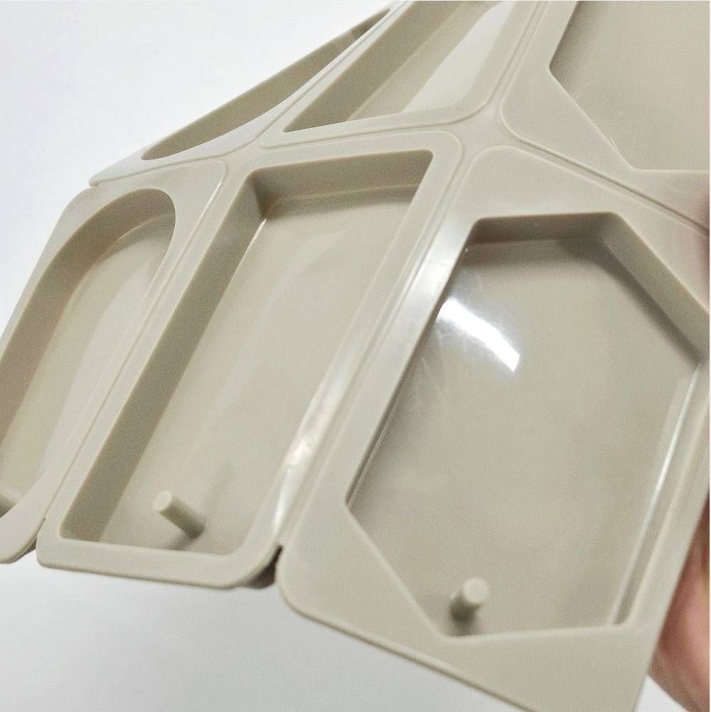 왁스 타블렛 석고 방향제 6구 혼합 구성 실리콘 몰드 1개