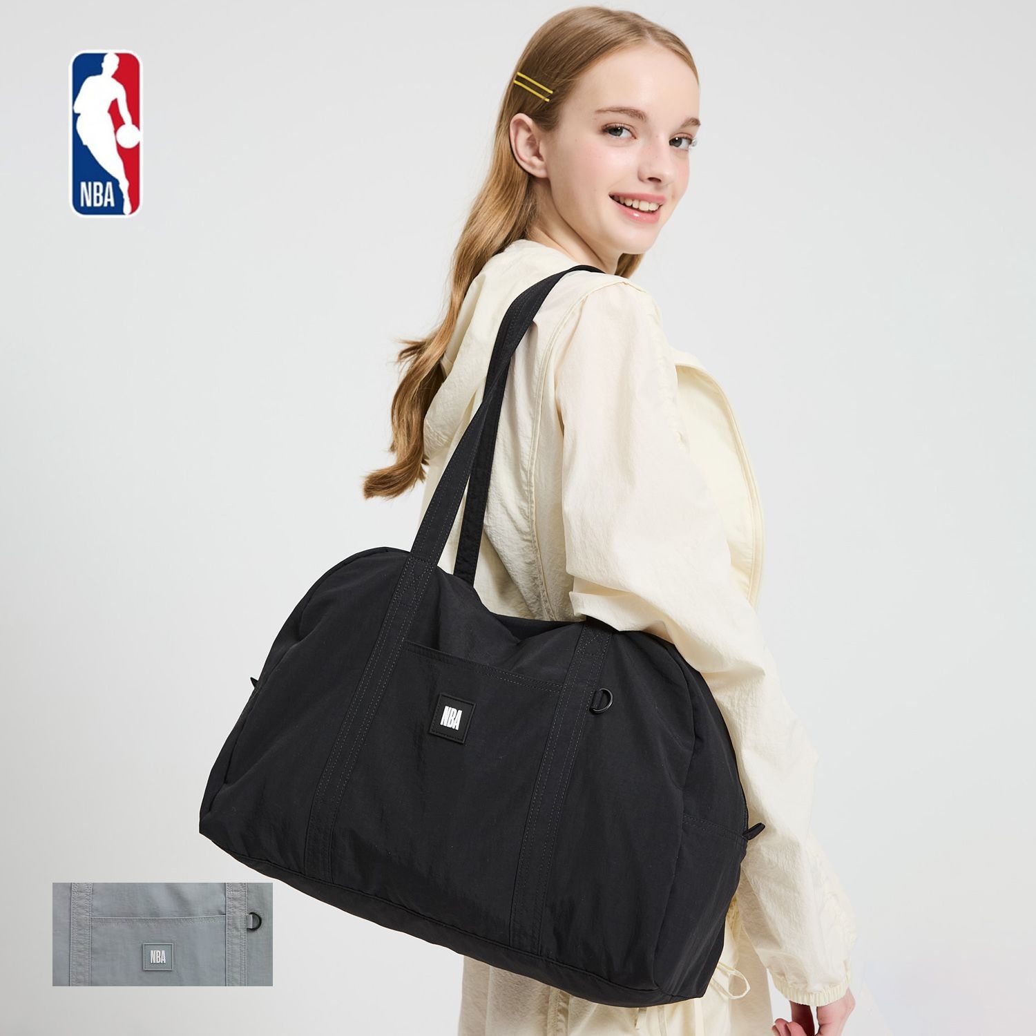 [롯데백화점] NBA 남녀공용 데일리 스퀘어 경량 18L숄더백 N255AB053P