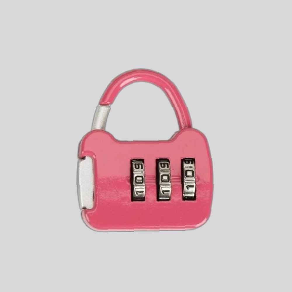 번호자물쇠 미니 다이얼 사물함 자물쇠 핑크 번호키자물쇠 비밀번호자물쇠 캐리어자물쇠 가방자물쇠