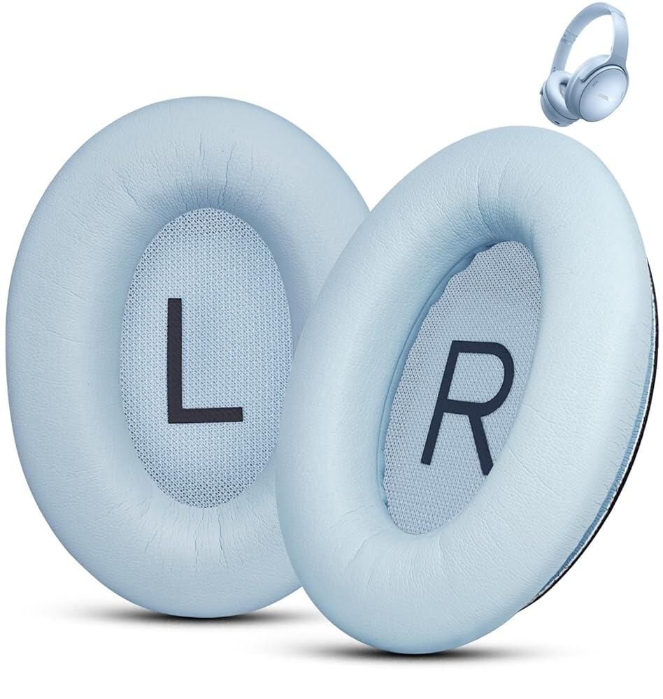 GEVO [해외] [정품] Bose QuietComfort 45 (QC45)용 이어 패드 교체품 - SE (QC SE) 무선 오버이어 헤드폰용 GEVO 이어패드 쿠션, 프리미엄