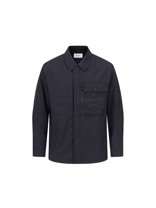 에디션 카라형 히든 집업 점퍼