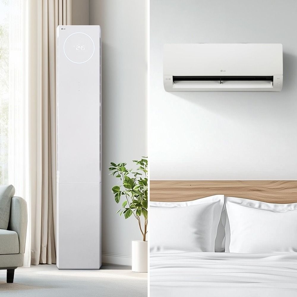 [온누리상품] LG전자 LG 뷰2 멀티 2in1 에어컨 FQ18FU1EK2 인버터 18+6평 기본설치비포함 대구경북설치