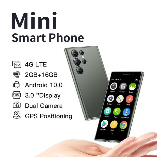 SERVO S24 Mini 미니 스마트폰, 3.0 인치 화면, 4G