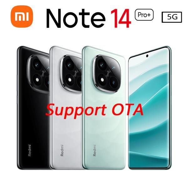새로운 샤오미 레드미 노트 14 프로+ OTA 5G 글로벌롬 스냅드래곤