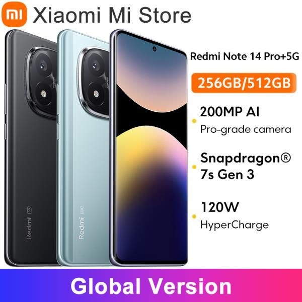 글로벌 버전 Xiaomi Redmi Note 14 Pro+ 5G