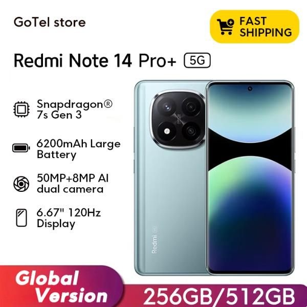 샤오미 레드미 노트 14 프로+ 5G 6.7인치 AMOLED 200MP