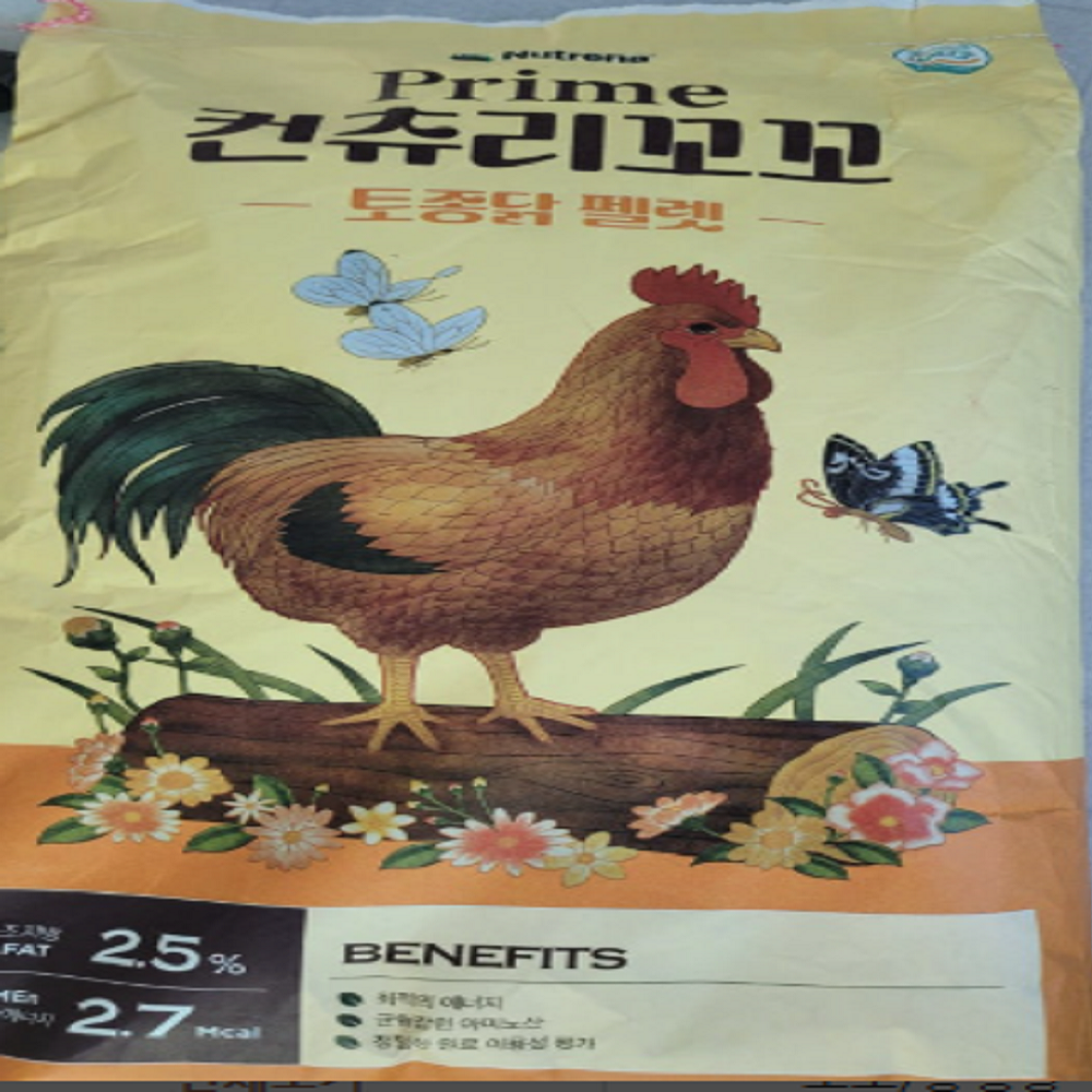 뉴트리나 컨츄리꼬꼬 토종닭 펠렛 20kg 닭모이 닭사료 중병아리 중닭