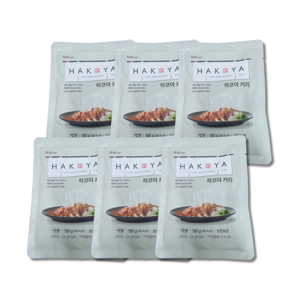 하코야 하코야 커리 180g x 6팩