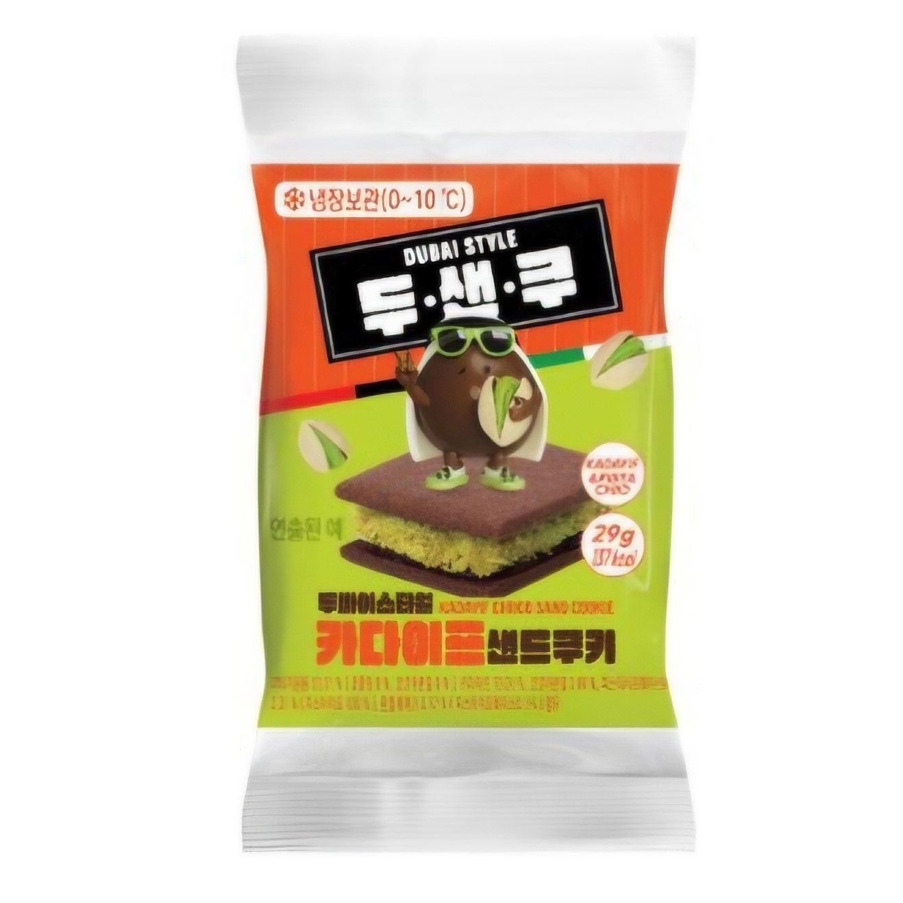 이마트24 두샌쿠) 두바이 카다이프 샌드쿠키 29g 2개