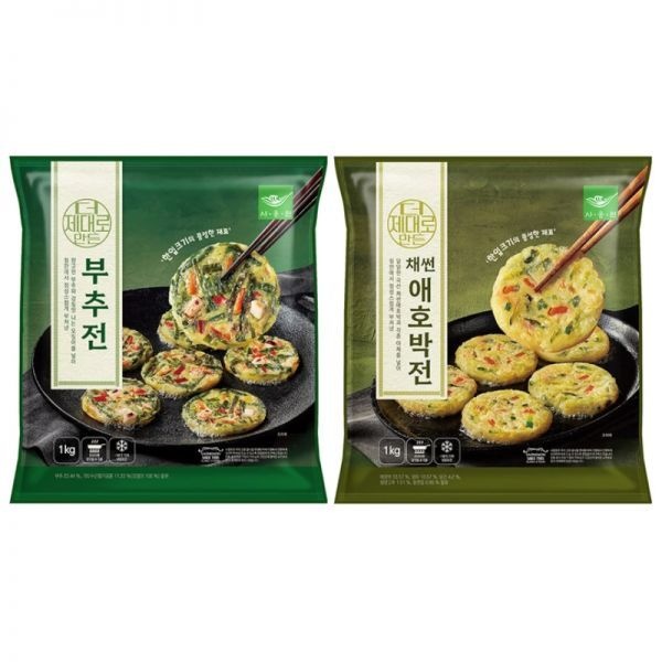 UnKnown 사옹원 미니전 골라담기(부추전, 채썬애호박전) 1kgx2