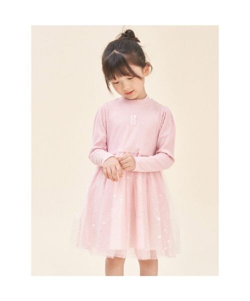 매장정품 빈폴 beanpolekids1 러블리 빙키 걸즈 샤 원피스 라이트 핑크 (BI5871G04Y)