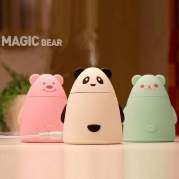 UnKnown 탁상용 팬더 가습기 전파인증완료 캐릭터 USB 개인가습기 사무실