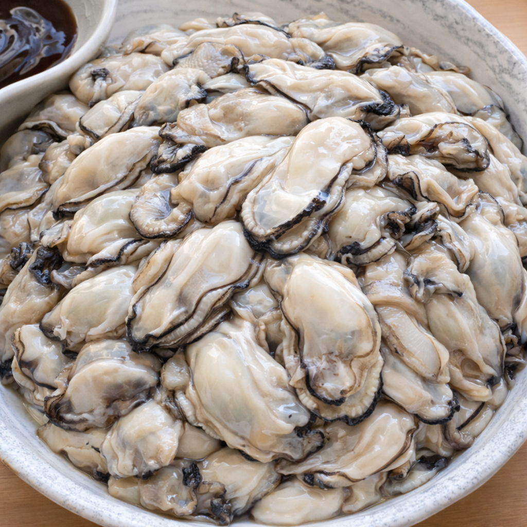 깐굴 1kg 통영 여수 남해안 국내산 싱싱한 생굴 얼음포장 신선배송