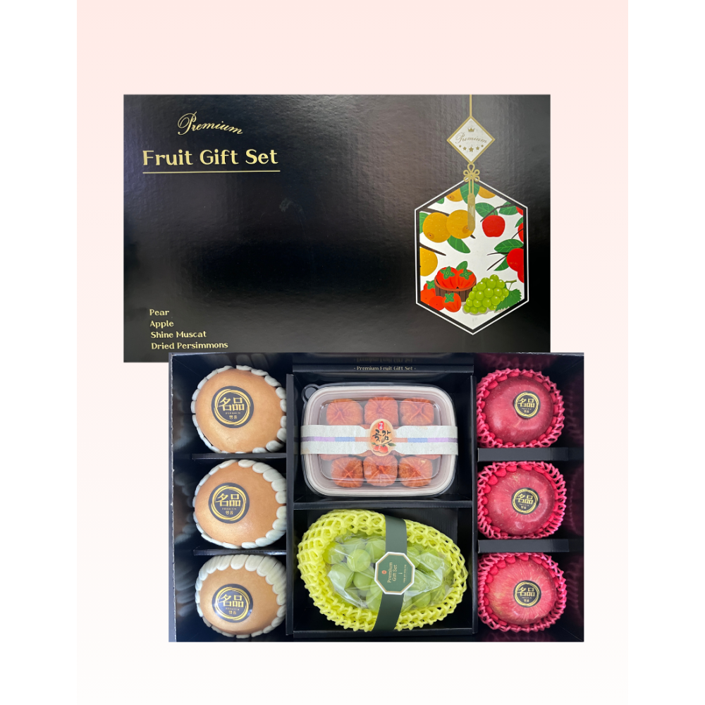 이삭 이삭 [이삭]사과배곶감샤인혼합과일선물세트4호[5kg] 사과3개,배3개,곶감10개,샤인머스켓1개