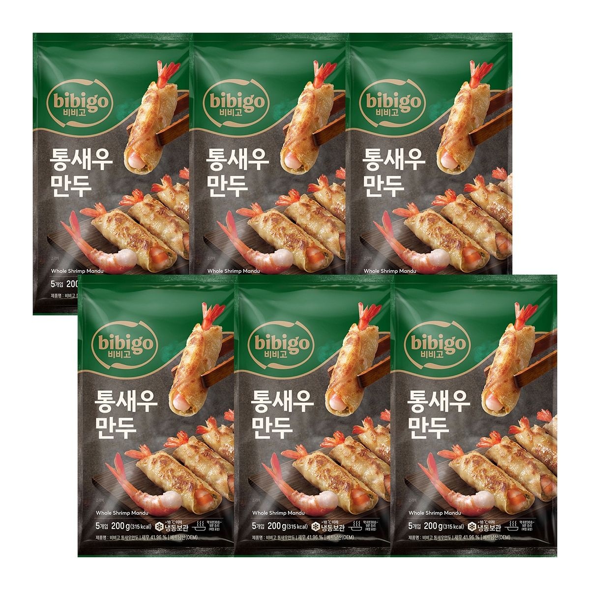 [온누리7%혜택]무료배송 비비고통새우만두200g x 6