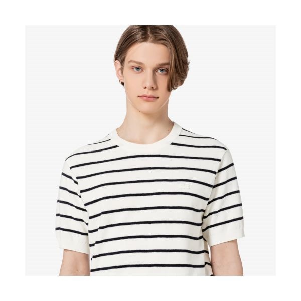 <매장정품> 라코스테 LACOSTE 남성 솔리드 반팔 크루넥 스웨터 AH224E-55G70V 128812