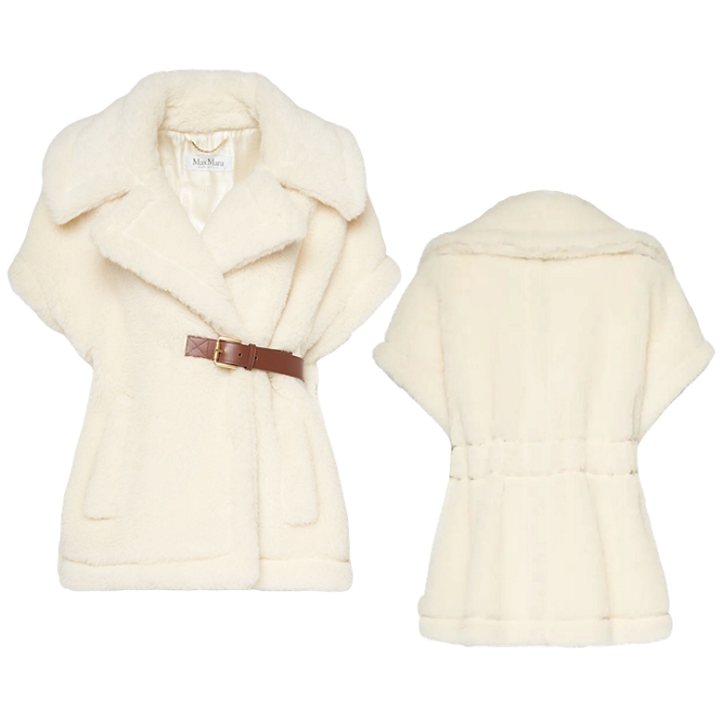 [오늘출발] 막스마라 당일발송 막스마라 2424736302600 001 NEWABAVO 테디 벨트 케이프 코드 MAXMARA 100%정품