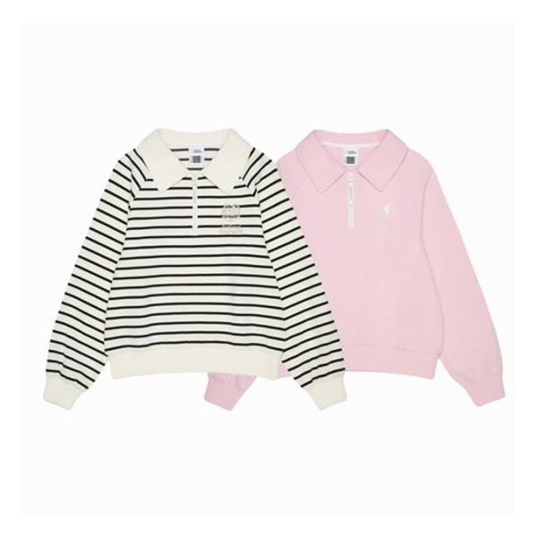 내셔널지오그래픽키즈 내셔널지오그래픽 키즈 현대울산점 2026 신상 K261GSW010 여아 반집업 세미크롭 맨투맨 125161