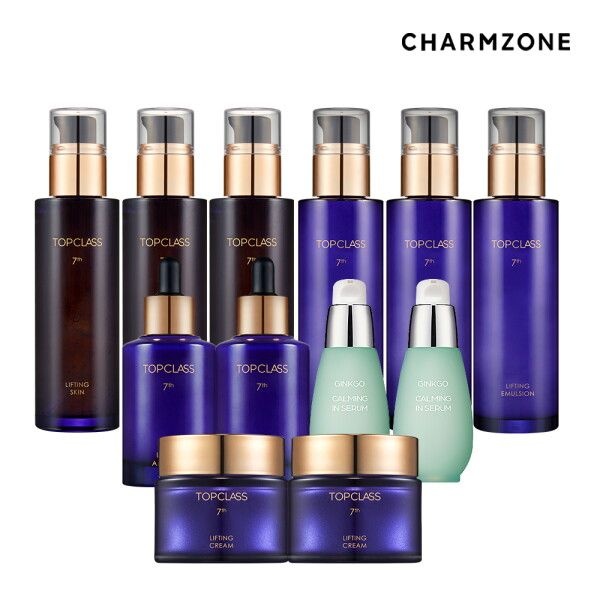 (주)참존 참존 [참존] 탑클래스 7세대 리프팅 기초세트 12종(스킨3+에멀전3+앰플2+크림2+징코세럼2)