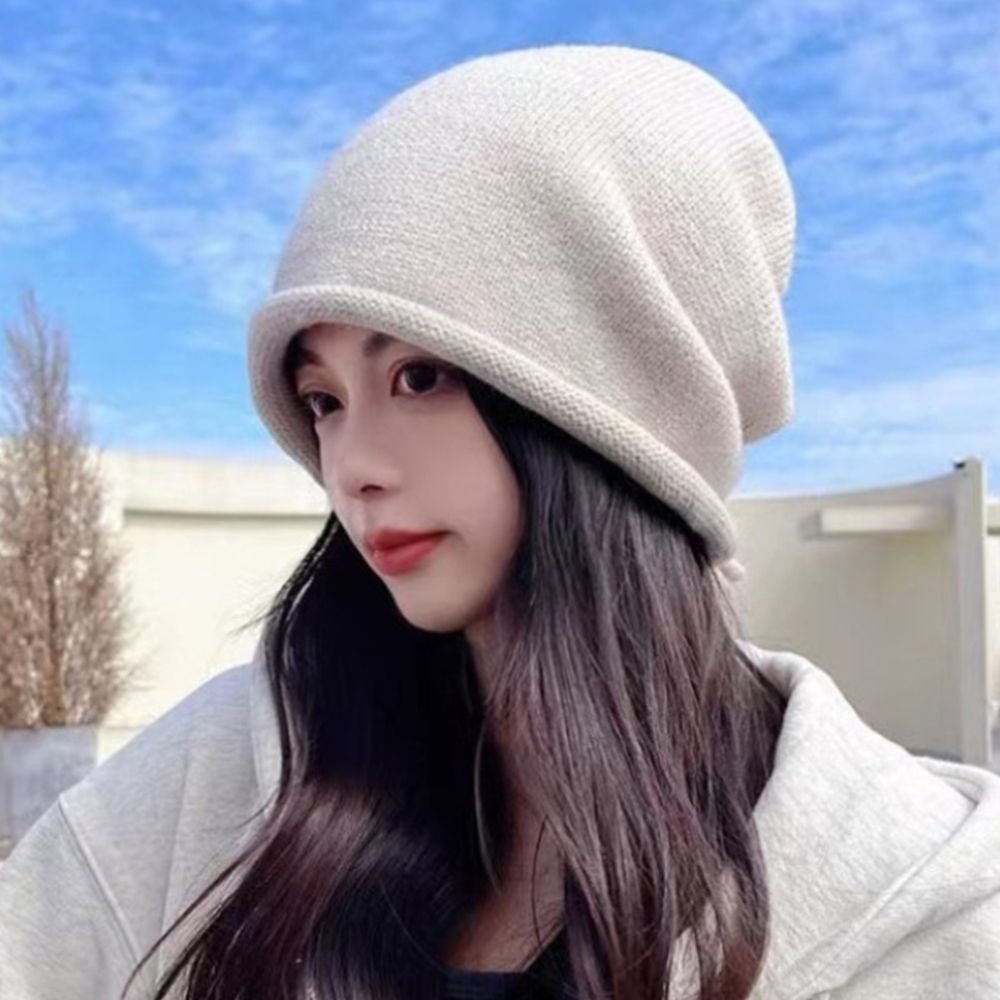 남여공용 롤업 니트 비니 4칼라 가을 겨울 패션 보넷 벙거지모자 버킷햇 윈터보넷