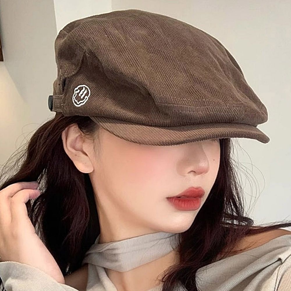 남여 코듀로이 헌팅캡 모자 3칼라 봄 가을 겨울 간절기 골덴 베레모 캐주얼 방한 모자