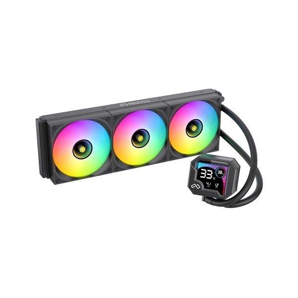 맥스틸 MAX3000 ARGB CPU쿨러 블랙