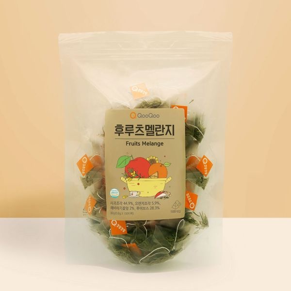 쿠우쿠우 [하프클럽]쿠우쿠우 안녕 후루츠멜란지 허브차 100티백