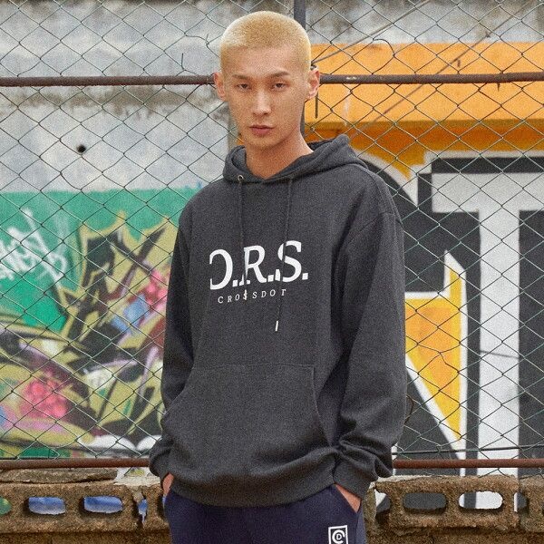 [크로스닷(남성)] [크로스닷][당일발송/타임특가] 크로스닷 씨알에스 오버핏 후드티 후드 티셔츠 커플 빅사이즈