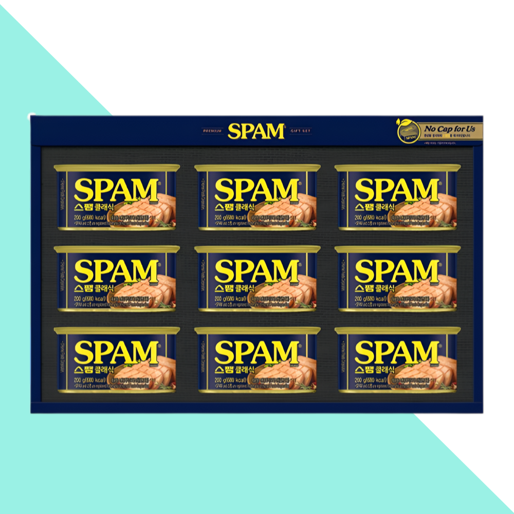 CJ제일제당 스팸 클래식 8호 선물세트 쇼핑백동봉 9캔X1세트