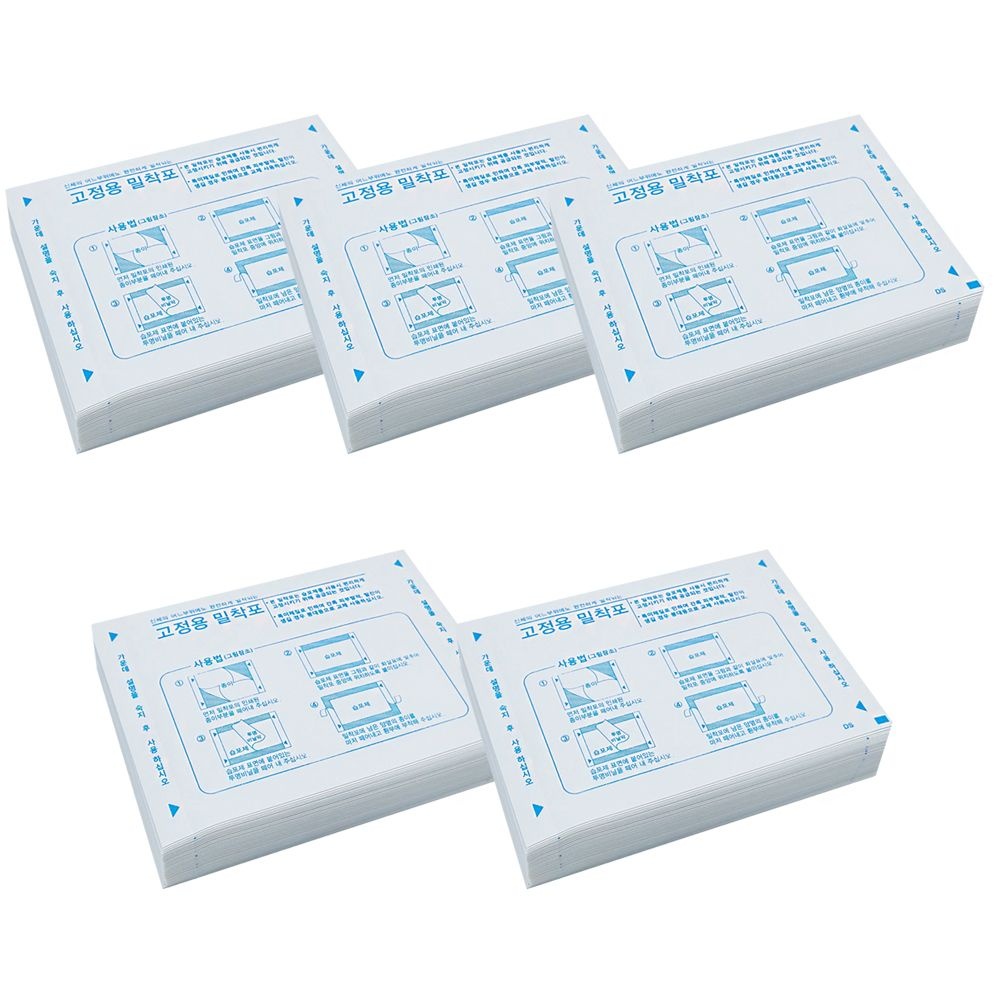 한방파스 부직포 밀착포 100매입 X 5개 고정용 가정용 한의원 습포제 밀착형