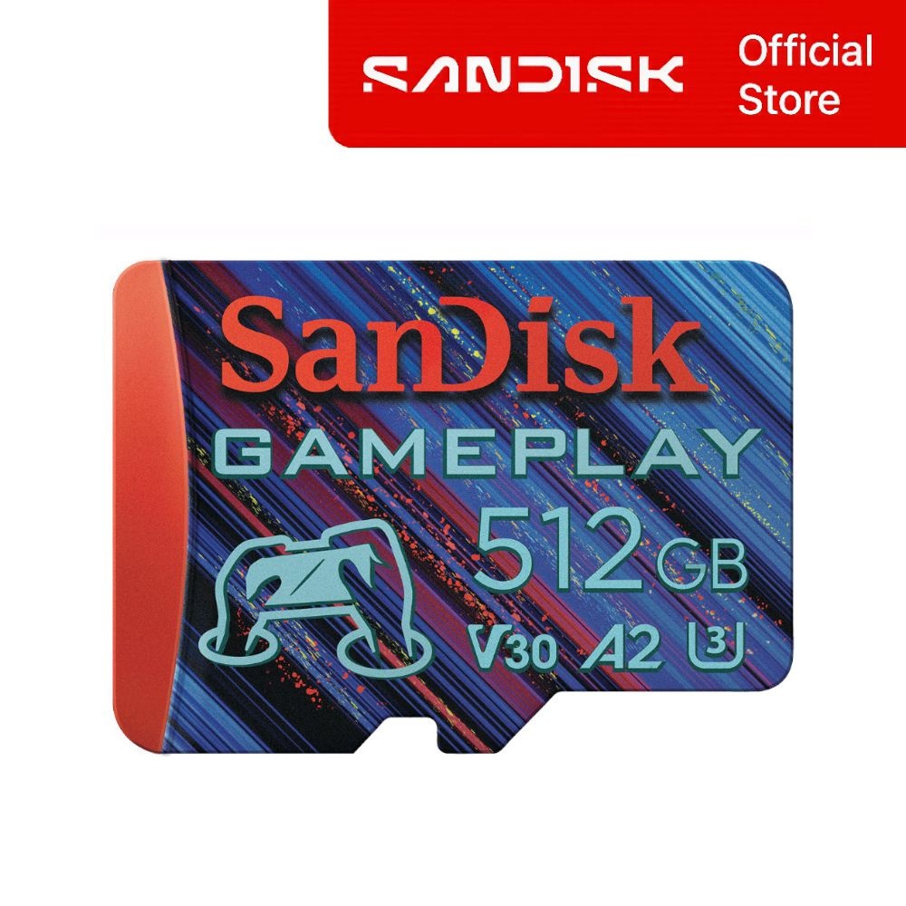 [오늘출발] 샌디스크 공식 정품 SanDisk 게임플레이 GamePlay 512GB 512기가 190MB/s 마이크로 SD카드 닌텐도 스위치 스팀덱 메모리 SQXAV