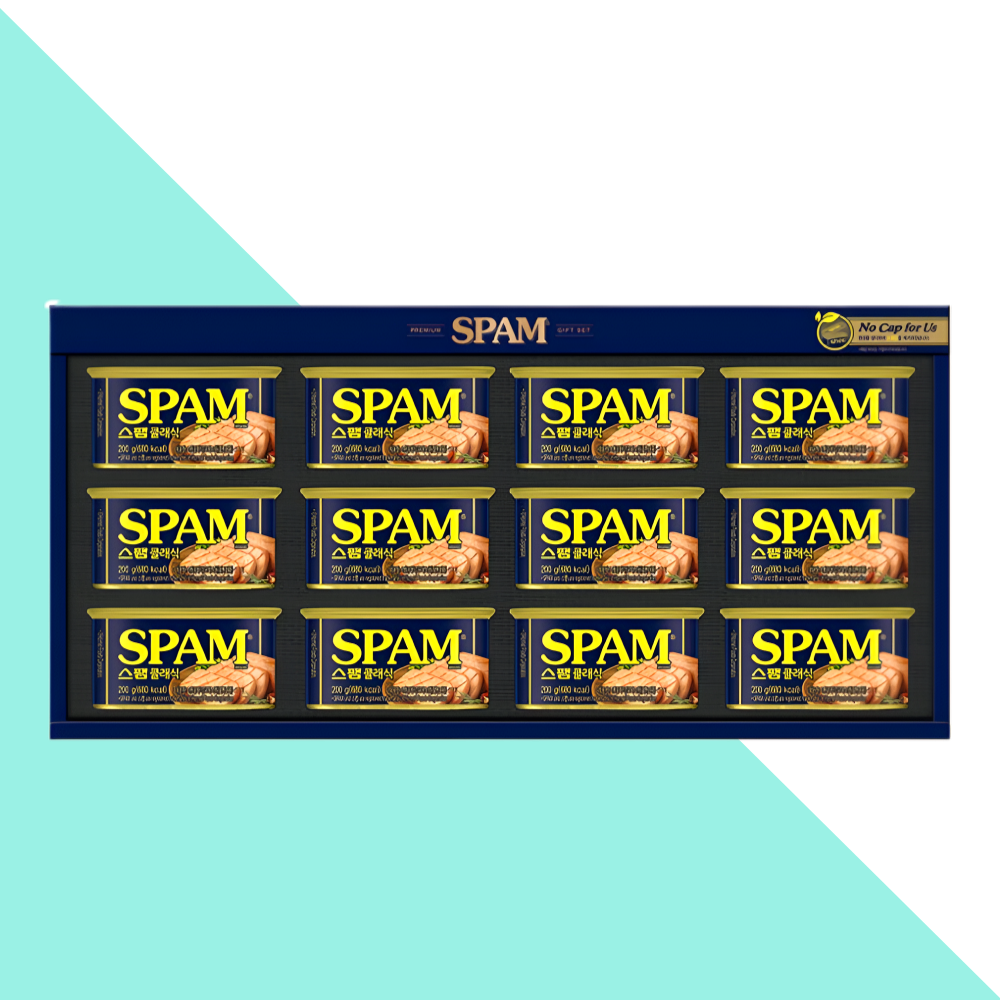 CJ제일제당 스팸 클래식 6호 선물세트 쇼핑백동봉 12캔X1세트