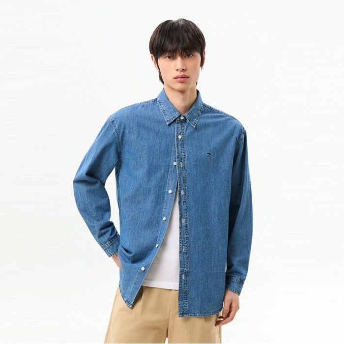 [공식][단독SALE] 코튼 미드 데님 셔츠 T32G0NSH01TML11A5 (정상가:179,000원)