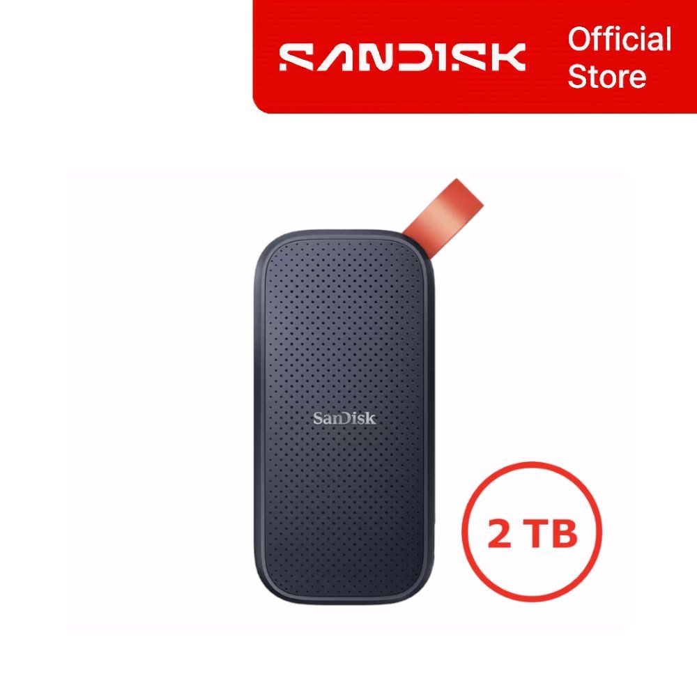 샌디스크 공식 정품 SanDisk 포터블 Portable 외장 SSD E30 2TB 2테라 800MB/s 가성비 스토리지 초경량 휴대용 메모리