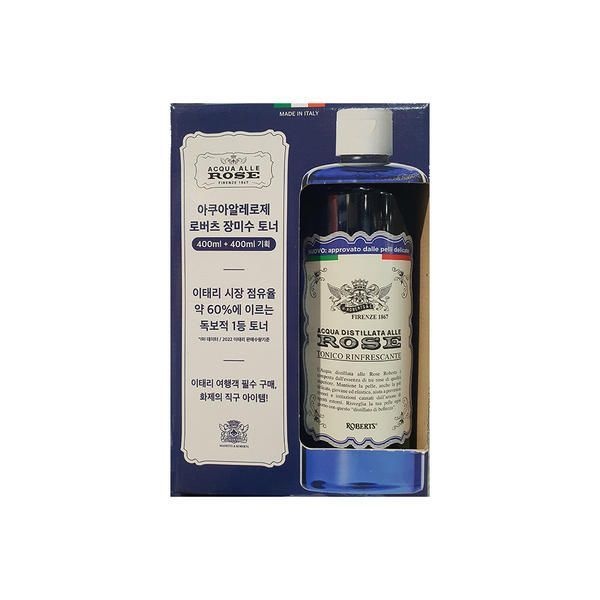 11st 스킨관리 아쿠아알레로제 로버츠 장미수 토너 400ml x 2입