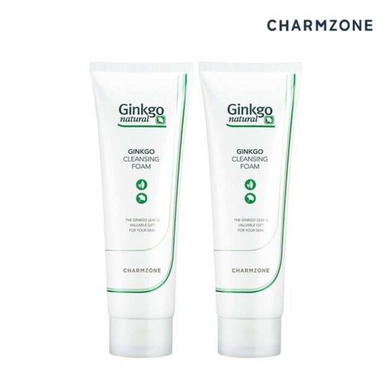 참존 스킨케어 수분 보습 진정 징코 내츄럴 저자극 클렌징 폼 200ml 2개