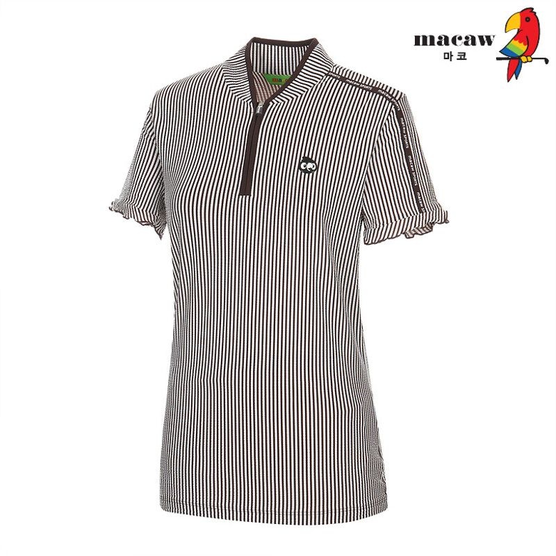 아이스탁몰 아이스탁몰 마코 여성ST패턴집업반팔티셔츠 MMW2TH031166962