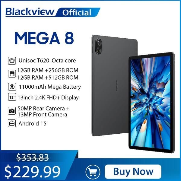 Blackview MEGA 8 태블릿 13인치 FHD+ 디스플레이