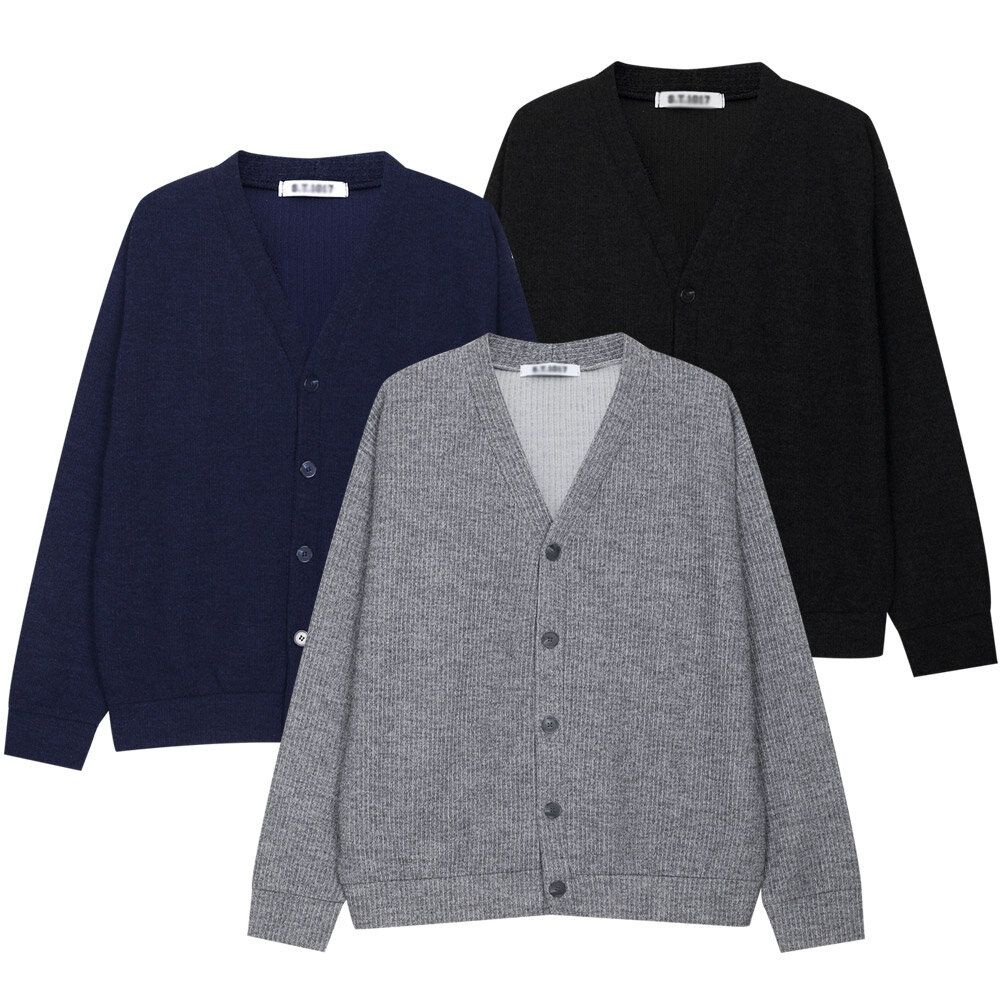 파파브로 [패션플러스][모로엠]남성 캐주얼 브이넥 니트 가디건 5C-CA-Q025