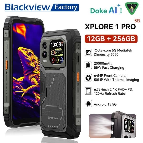 블랙뷰 XPLORE 1 프로 러기드 폰 16GB+512GB 열화상