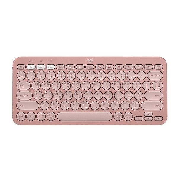 오피스디포 미니 블루투스 키보드 K380S 핑크 Logitech