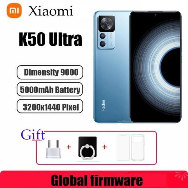 글로벌 펌웨어 샤오미 레드미 K50 울트라 스마트폰 5G 6.67인치