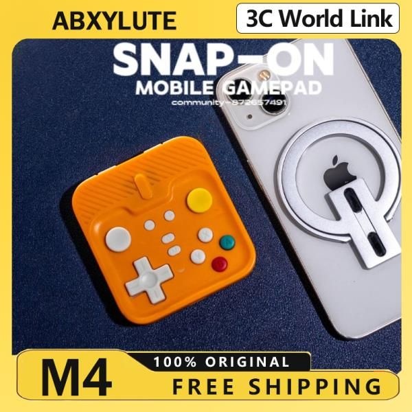 Abxylute M4 스냅온 폰 컨트롤러 마그네틱 미니 모바일 게임패드