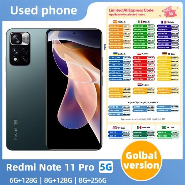 레드미 노트11 프로 5G 6.67인치 120Hz CPU 미디어텍