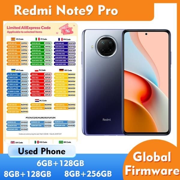 레드미 노트9 프로 5G 안드로이드 6.67인치 2400x1080 화면