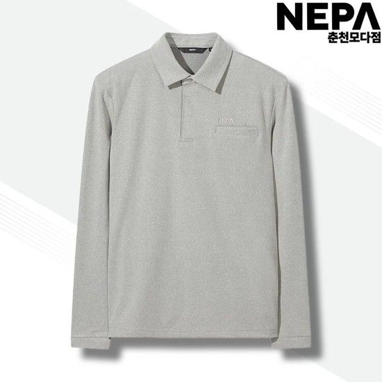 상품상세참조 남성 간절기 골프 등산 기모 폴로 티셔츠 카라티 리사이클 기모 폴로티셔츠 7L75216 D01