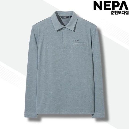 상품상세참조 남성 간절기 골프 등산 기모 폴로 티셔츠 카라티 리사이클 기모 폴로티셔츠 7L75216 L77